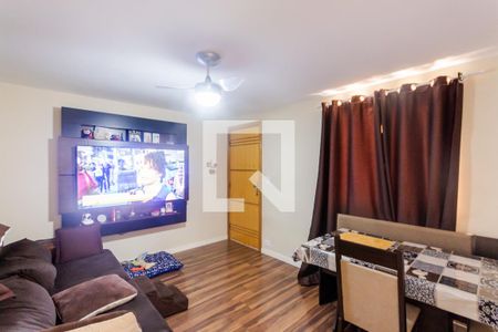 Sala de apartamento à venda com 2 quartos, 57m² em Conjunto Residencial Planeta, Santo André