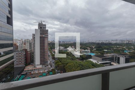 Vista de kitnet/studio à venda com 1 quarto, 45m² em Indianópolis, São Paulo