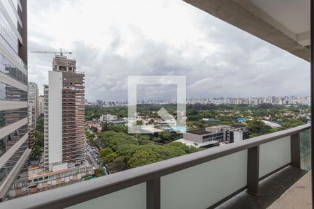 Vista de apartamento à venda com 1 quarto, 45m² em Indianópolis, São Paulo