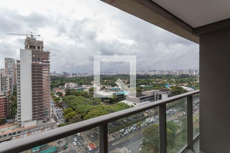 Varanda de apartamento à venda com 1 quarto, 45m² em Indianópolis, São Paulo