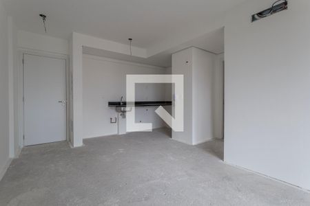 Sala/Cozinha de apartamento à venda com 1 quarto, 45m² em Indianópolis, São Paulo