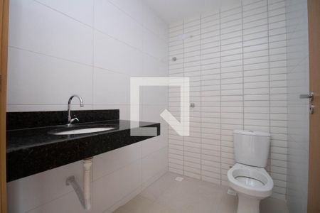 Banheiro  de kitnet/studio para alugar com 1 quarto, 24m² em Taguatinga, Brasília