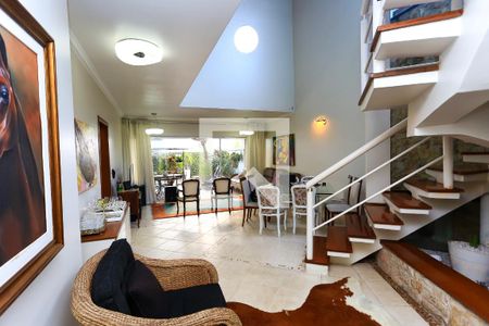 Sala de casa de condomínio para alugar com 4 quartos, 340m² em Parque Monte Alegre, Taboão da Serra