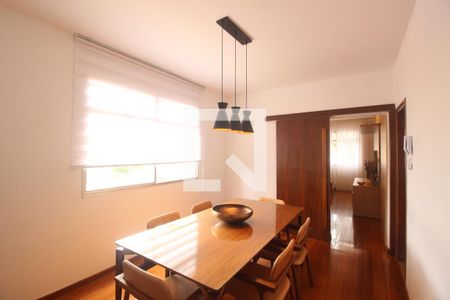 Sala de jantar  de apartamento à venda com 4 quartos, 145m² em Anchieta, Belo Horizonte