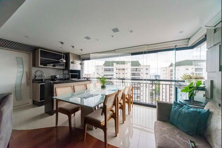 Varanda gourmet de apartamento para alugar com 3 quartos, 135m² em Vila Gilda, Santo André