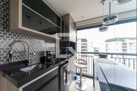 Varanda gourmet de apartamento para alugar com 3 quartos, 135m² em Vila Gilda, Santo André