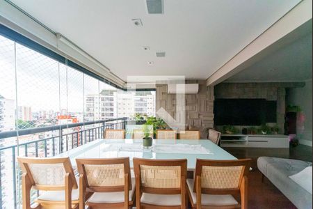 Varanda gourmet de apartamento para alugar com 3 quartos, 135m² em Vila Gilda, Santo André