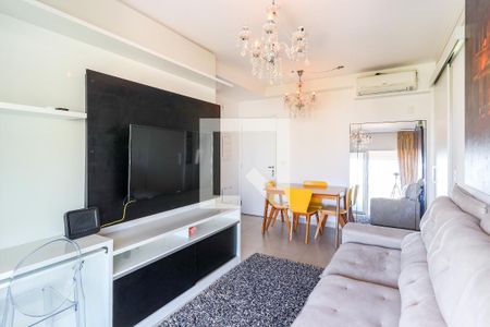 Sala de apartamento para alugar com 1 quarto, 50m² em Campo Belo, São Paulo