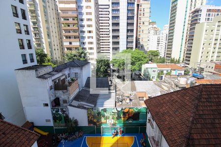 Vista da Sala de apartamento à venda com 2 quartos, 90m² em Jardim Paulista, São Paulo