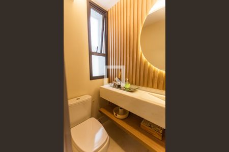 Lavabo da Sala de apartamento à venda com 3 quartos, 90m² em Funcionários, Belo Horizonte