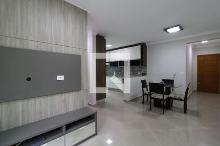 Sala de apartamento à venda com 2 quartos, 62m² em Jardim Santo Alberto, Santo André