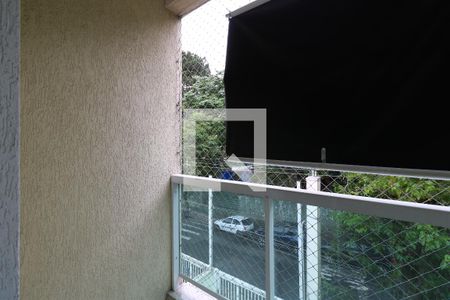 Sacada da Sala de apartamento à venda com 2 quartos, 62m² em Jardim Santo Alberto, Santo André