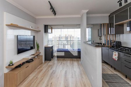 Sala de apartamento à venda com 2 quartos, 56m² em Centro, Diadema