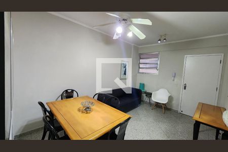 Sala de apartamento para alugar com 1 quarto, 50m² em José Menino, Santos