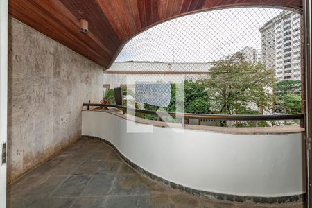 Varanda da Sala de apartamento à venda com 4 quartos, 175m² em Santo Agostinho, Belo Horizonte