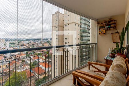 Varanda da Sala de apartamento à venda com 3 quartos, 96m² em Vila Prudente, São Paulo