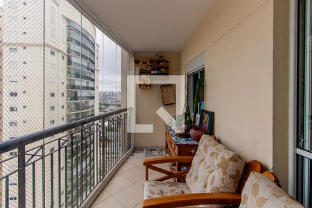 Varanda da Sala de apartamento à venda com 3 quartos, 96m² em Vila Prudente, São Paulo