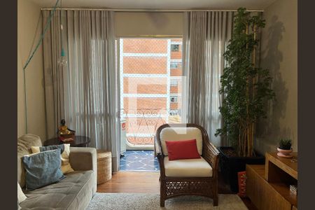 Sala de apartamento para alugar com 3 quartos, 121m² em Pompeia, São Paulo