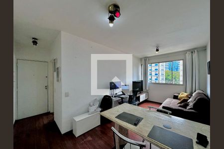 Sala de apartamento à venda com 1 quarto, 69m² em Cidade Monções, São Paulo