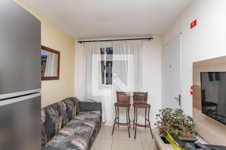 Sala  de apartamento à venda com 2 quartos, 48m² em Campanário, Diadema