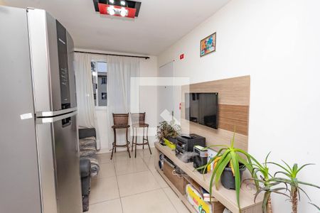 Sala  de apartamento à venda com 2 quartos, 48m² em Campanário, Diadema