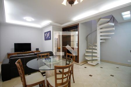 Sala de Estar e Jantar de apartamento para alugar com 2 quartos, 90m² em Cerqueira César, São Paulo