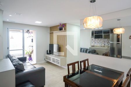 Sala de apartamento à venda com 3 quartos, 74m² em Jardim Paramount, São Bernardo do Campo