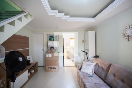 Sala de casa à venda com 2 quartos, 90m² em Santa Monica, Belo Horizonte