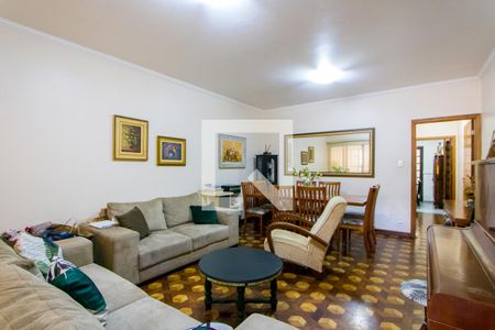 Sala de estar de casa à venda com 3 quartos, 170m² em Jardim Bela Vista, Santo André