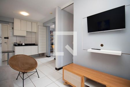 Sala de apartamento para alugar com 1 quarto, 37m² em Qe 40, Brasília