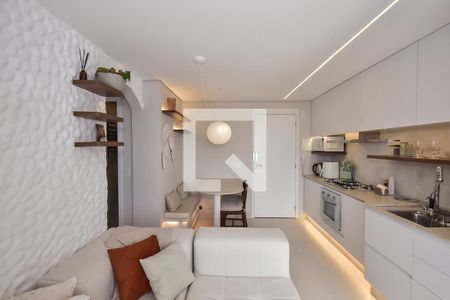 Sala de apartamento à venda com 2 quartos, 42m² em Cidade Jardim, São Paulo