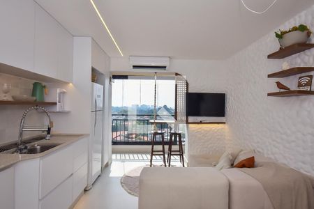 Sala de apartamento à venda com 2 quartos, 42m² em Cidade Jardim, São Paulo