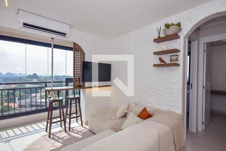 Sala de Tv de apartamento à venda com 2 quartos, 42m² em Cidade Jardim, São Paulo