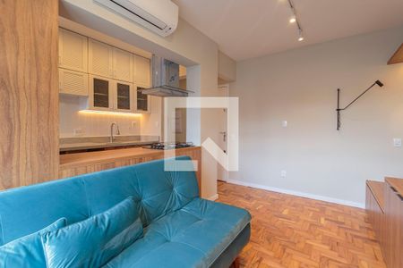 Sala de apartamento à venda com 1 quarto, 50m² em Itaim Bibi, São Paulo