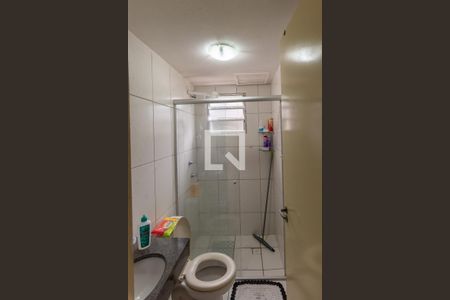 Banheiro de apartamento à venda com 1 quarto, 47m² em Loteamento Parque São Martinho, Campinas