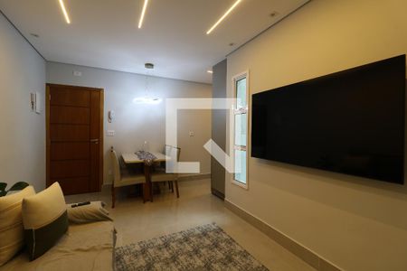 Sala de apartamento à venda com 3 quartos, 64m² em Jardim Ana Maria, Santo André