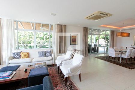 Sala de apartamento à venda com 4 quartos, 558m² em Barra da Tijuca, Rio de Janeiro