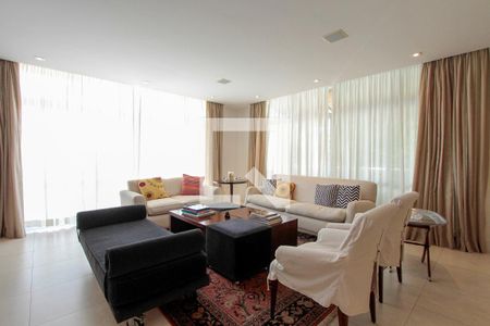 Sala de apartamento à venda com 4 quartos, 558m² em Barra da Tijuca, Rio de Janeiro