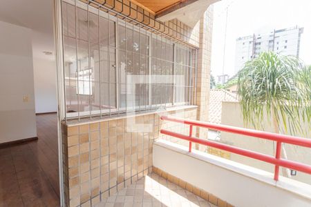 Varanda da Sala 1 de apartamento à venda com 3 quartos, 120m² em São Pedro, Belo Horizonte