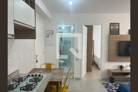 Cozinha de apartamento para alugar com 2 quartos, 34m² em Vila Leopoldina, São Paulo