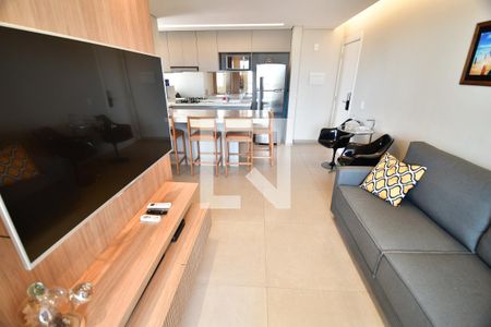 Sala de apartamento para alugar com 2 quartos, 62m² em Taquaral, Campinas