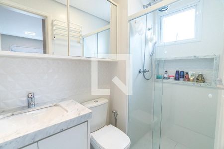 Banheiro da Suíte de apartamento à venda com 2 quartos, 64m² em Vila Alexandria, São Paulo