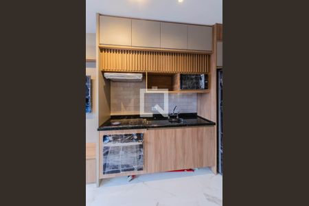 Cozinha de kitnet/studio à venda com 1 quarto, 21m² em Ipiranga, São Paulo