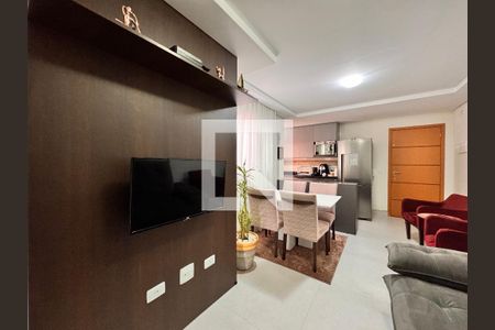 Sala de apartamento para alugar com 2 quartos, 67m² em Vila Homero Thon, Santo André