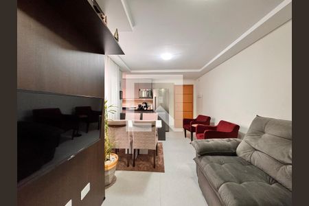 Sala de apartamento para alugar com 2 quartos, 67m² em Vila Homero Thon, Santo André