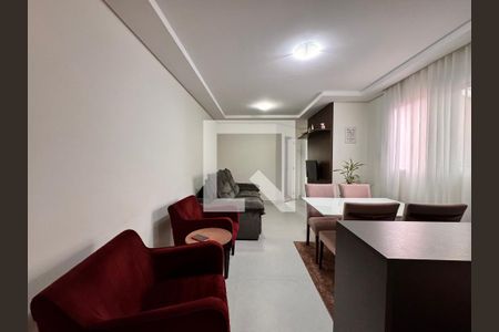 Sala de apartamento para alugar com 2 quartos, 67m² em Vila Homero Thon, Santo André