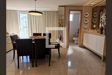 Sala de apartamento à venda com 4 quartos, 134m² em Santo Agostinho, Belo Horizonte