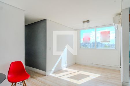 Sala de apartamento à venda com 3 quartos, 61m² em Cristal, Porto Alegre