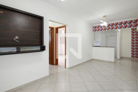 Sala de apartamento para alugar com 2 quartos, 74m² em Aviação, Praia Grande