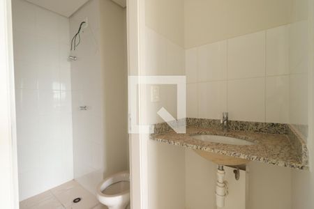 Banheiro de kitnet/studio para alugar com 1 quarto, 22m² em Iguatemi, Ribeirão Preto